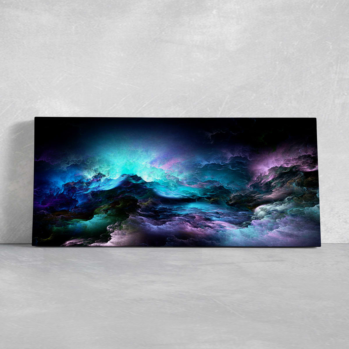 Blue Abstract Wall Art l Canvas Wall Art For Living Room