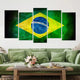 Brazilian Flag Wall Art Canvas Print-Stunning Canvas Prints