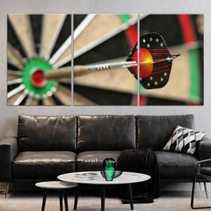 Bullseye Dartboard Wall Art Canvas Print-Stunning Canvas Prints