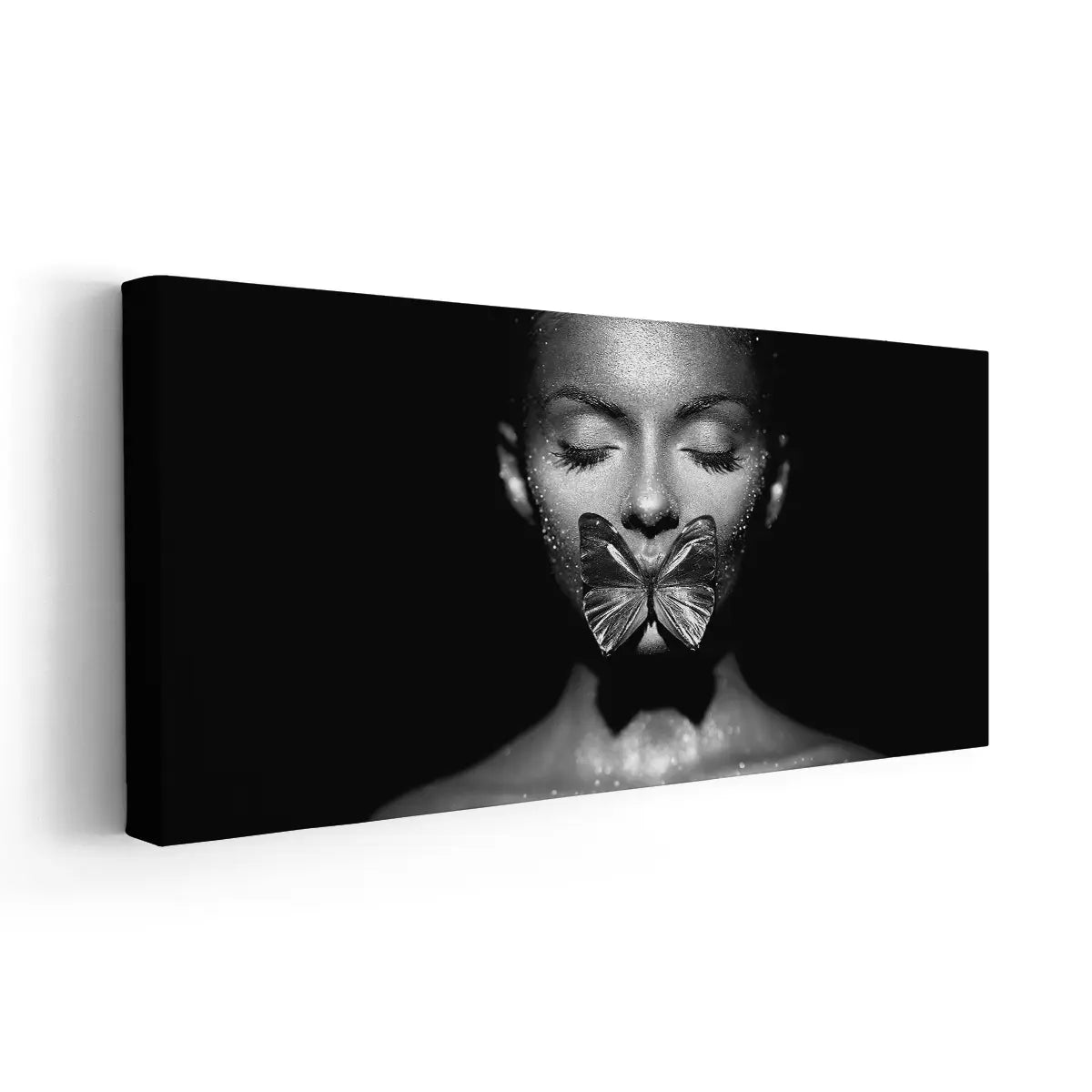 Fashion Model With Butterfly Wall Art-Stunning Canvas Prints