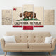 California Flag Wall Art Canvas Print-Stunning Canvas Prints