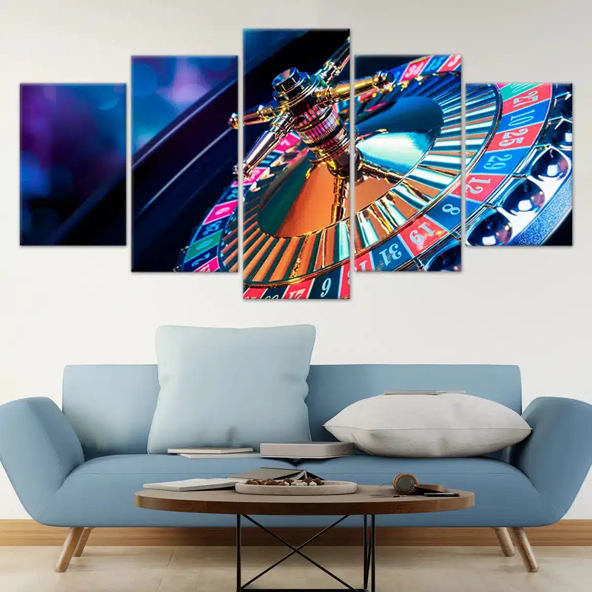 Casino Roulette Wheel Wall Art-Stunning Canvas Prints