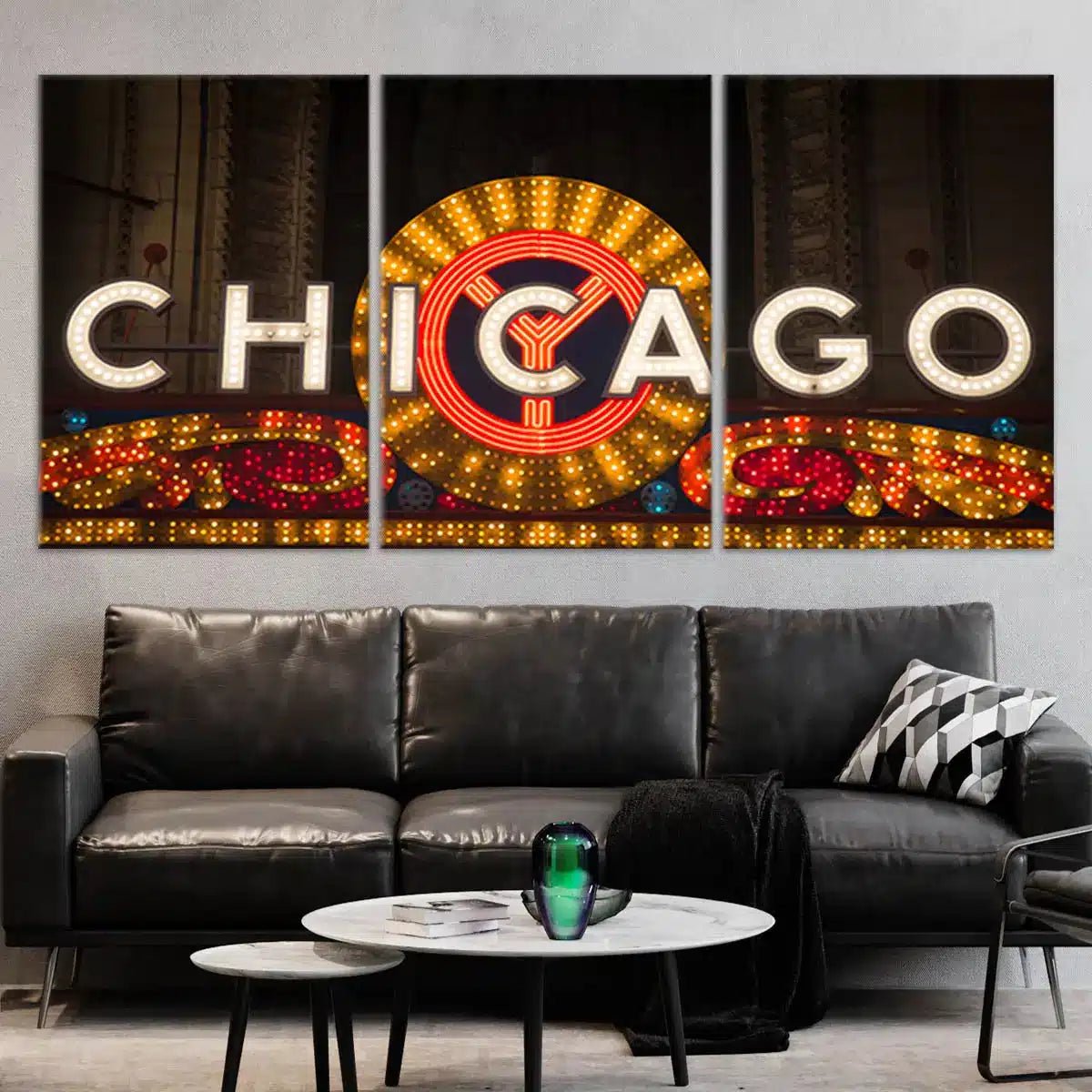 Chicago Theater Sign Wall Art-Stunning Canvas Prints
