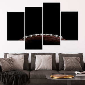 Football Laces Wall Art Canvas Print-Stunning Canvas Prints