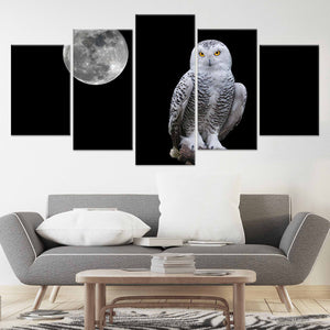 Black And White Owl Wall Art Canvas-Stunning Canvas Prints