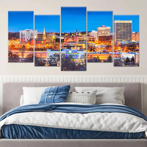 Colorado Springs Skyline Wall Art Canvas-Stunning Canvas Prints