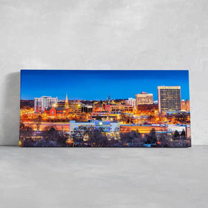 Colorado Springs Skyline Wall Art Canvas-Stunning Canvas Prints