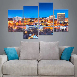 Colorado Springs Skyline Wall Art Canvas-Stunning Canvas Prints