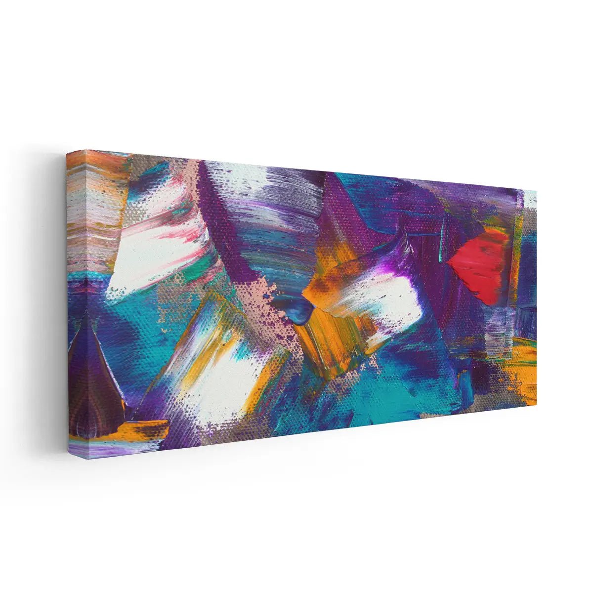 Large Colorful Abstract Strokes Wall Art For Living Room Wall-Stunning Canvas Prints