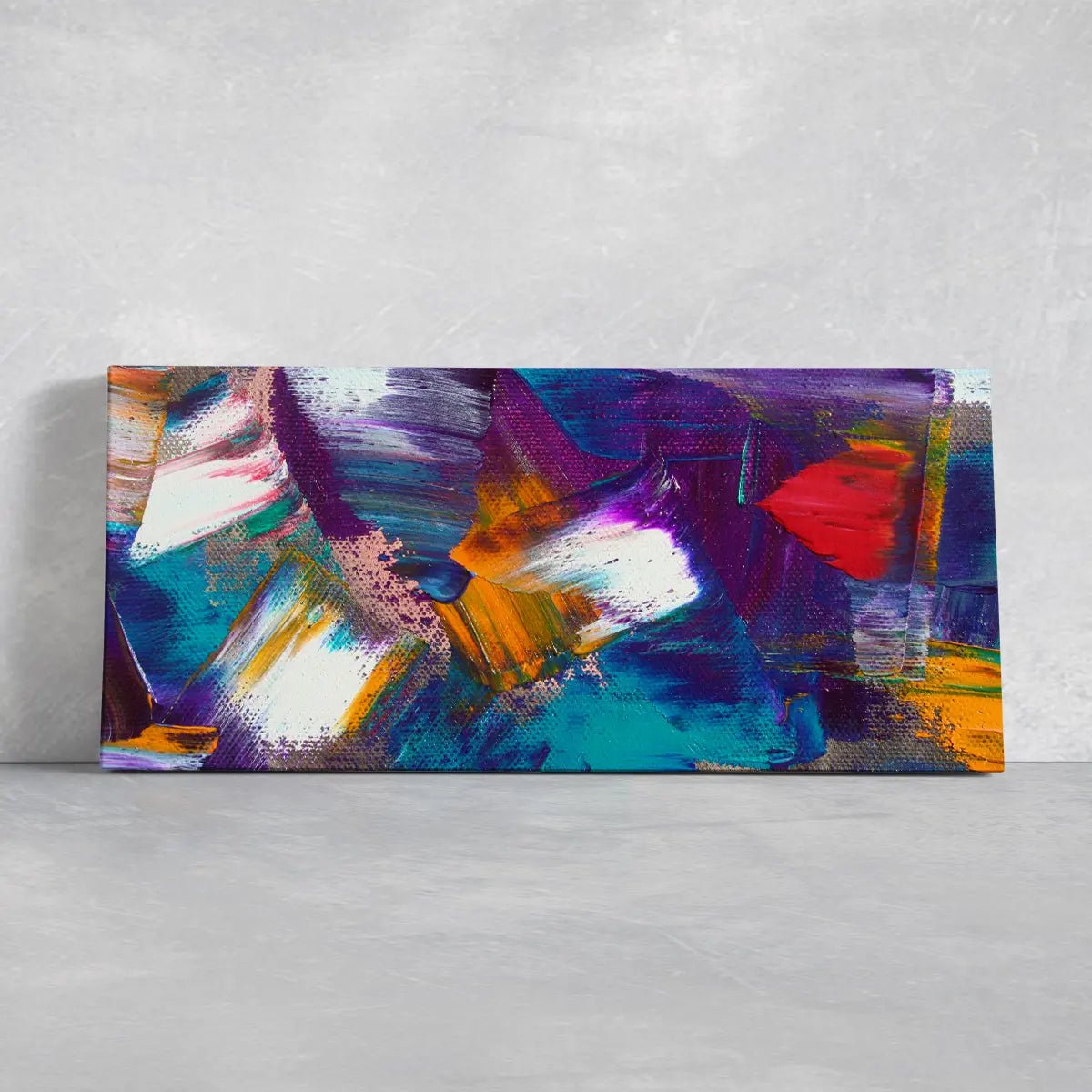 Large Colorful Abstract Strokes Wall Art For Living Room Wall-Stunning Canvas Prints