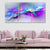 Abstract Colorful Fancy Paint 4 piece canvas set