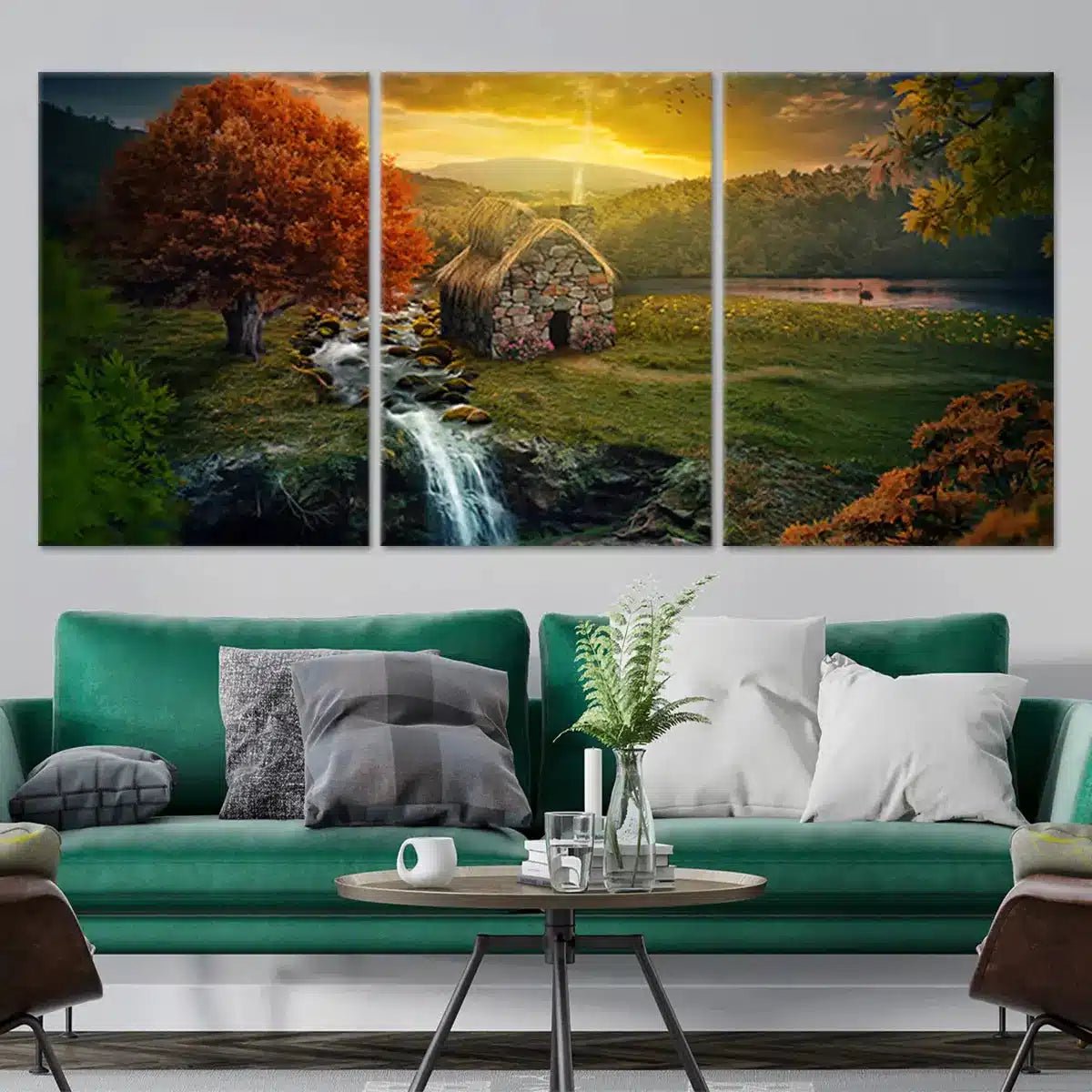 Rock Cabin Wall Art Canvas-Stunning Canvas Prints