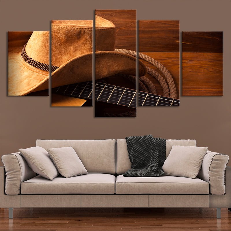 Country Muisc Multi Panel Canvas Wall Art 3 pieces