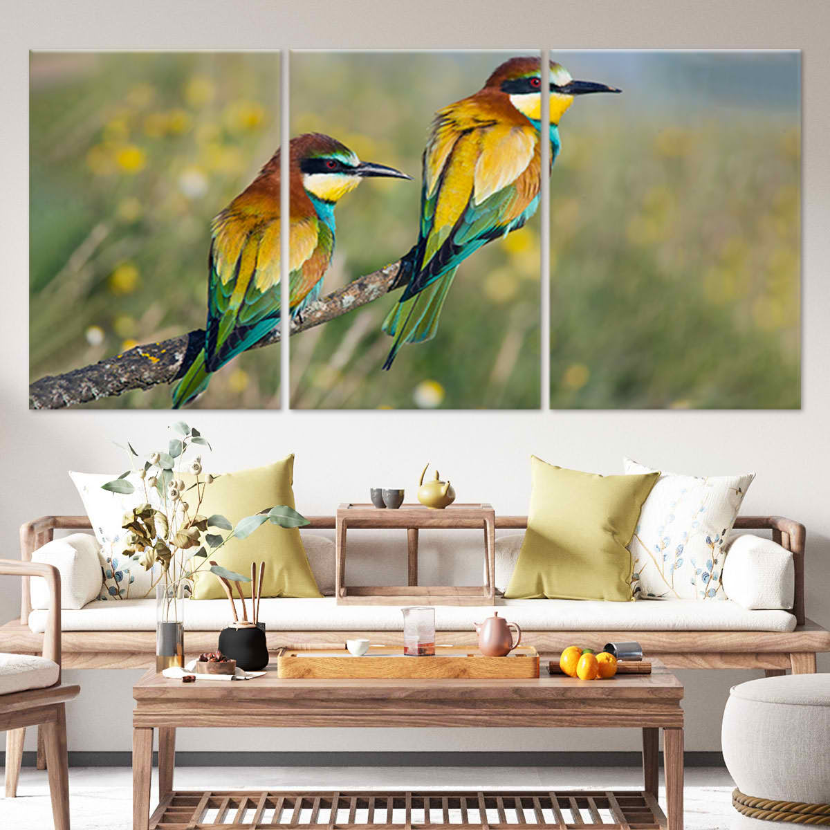 bird wall decor set of 3 -Stunning Canvas Prints
