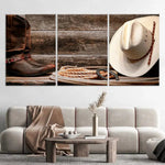 Cowboy Equipment Wall Art-Stunning Canvas Prints