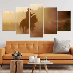 Western Cowboy Wall Art Canvas Print-Stunning Canvas Prints