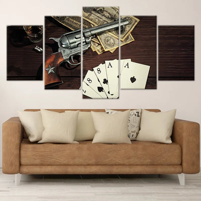 Cowboy Revolver Wall Art-Stunning Canvas Prints