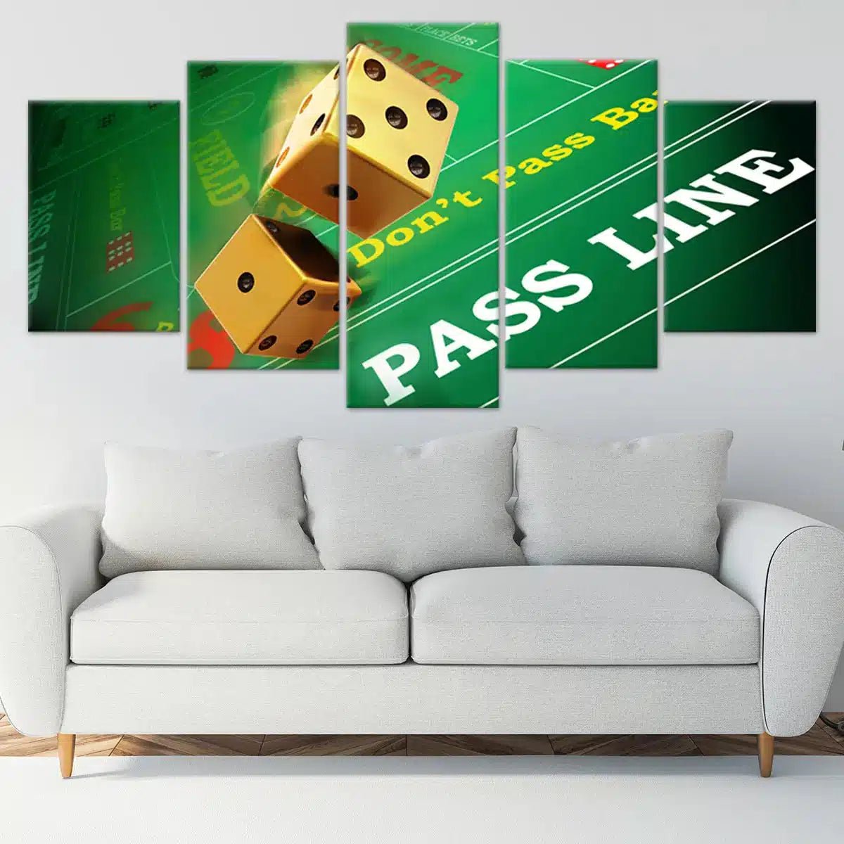 Craps Gambling Wall Art Canvas Print-Stunning Canvas Prints