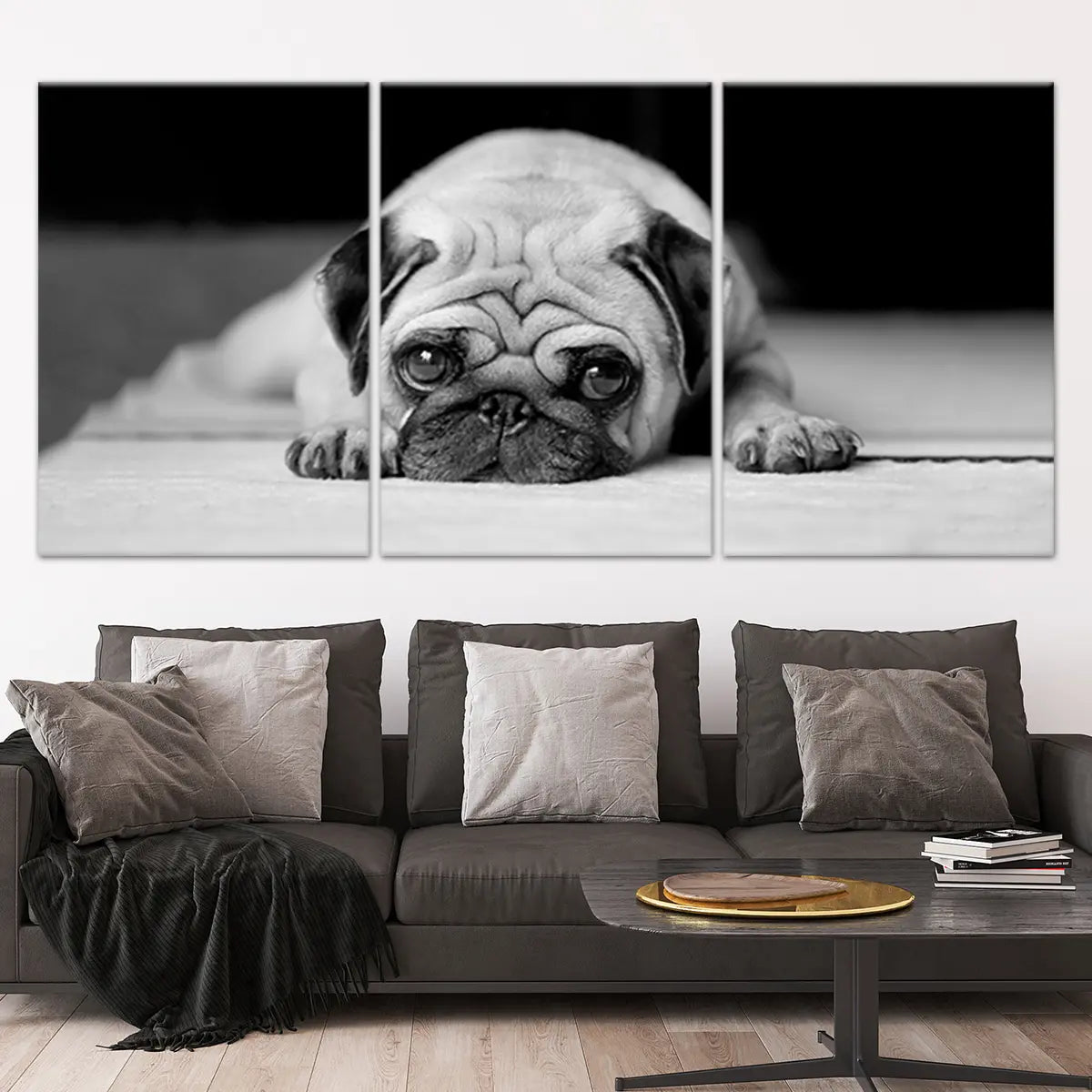 Cute Pug Dog Wall Art-Stunning Canvas Prints