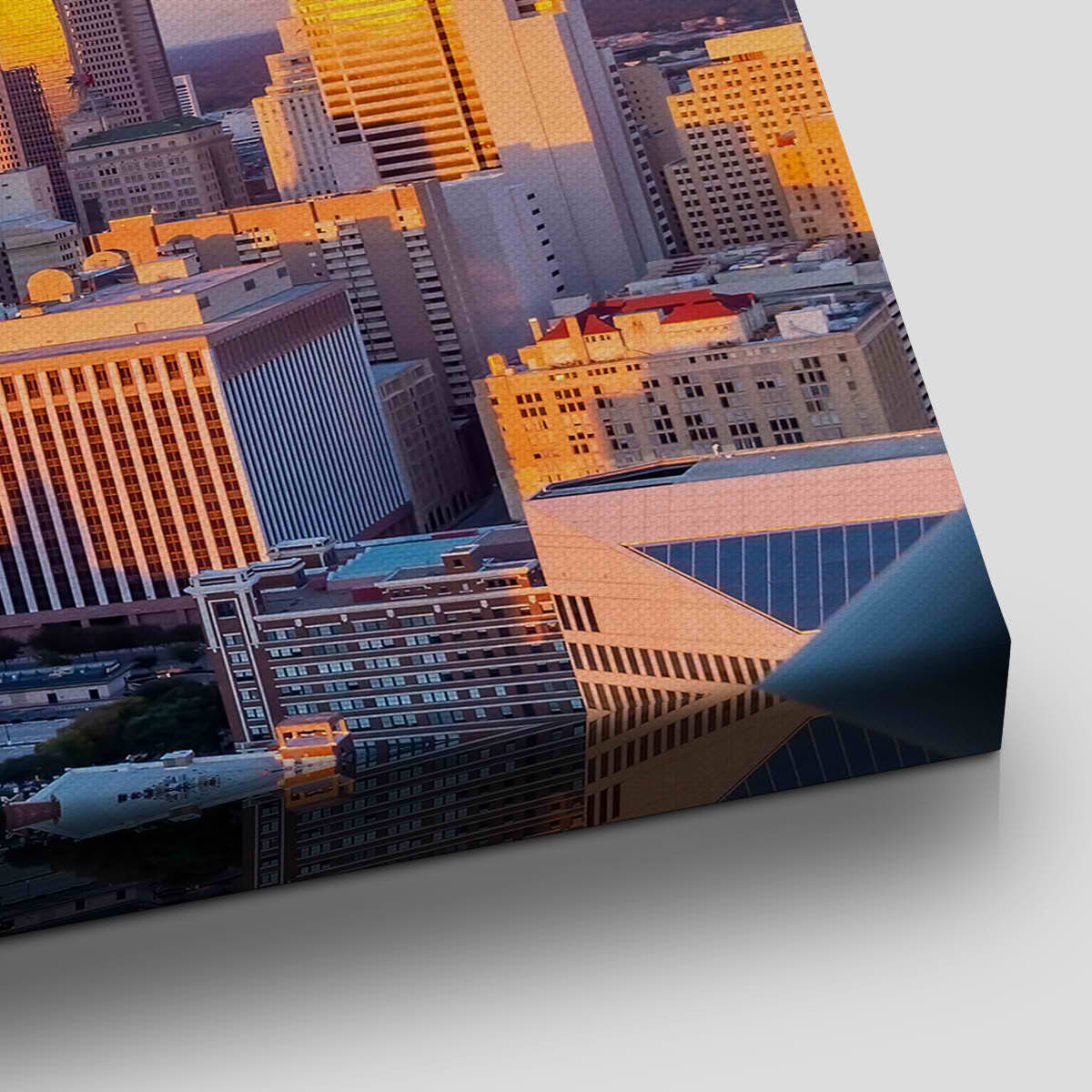 Dallas Skyline At Sunset Wall Art Canvas-Stunning Canvas Prints