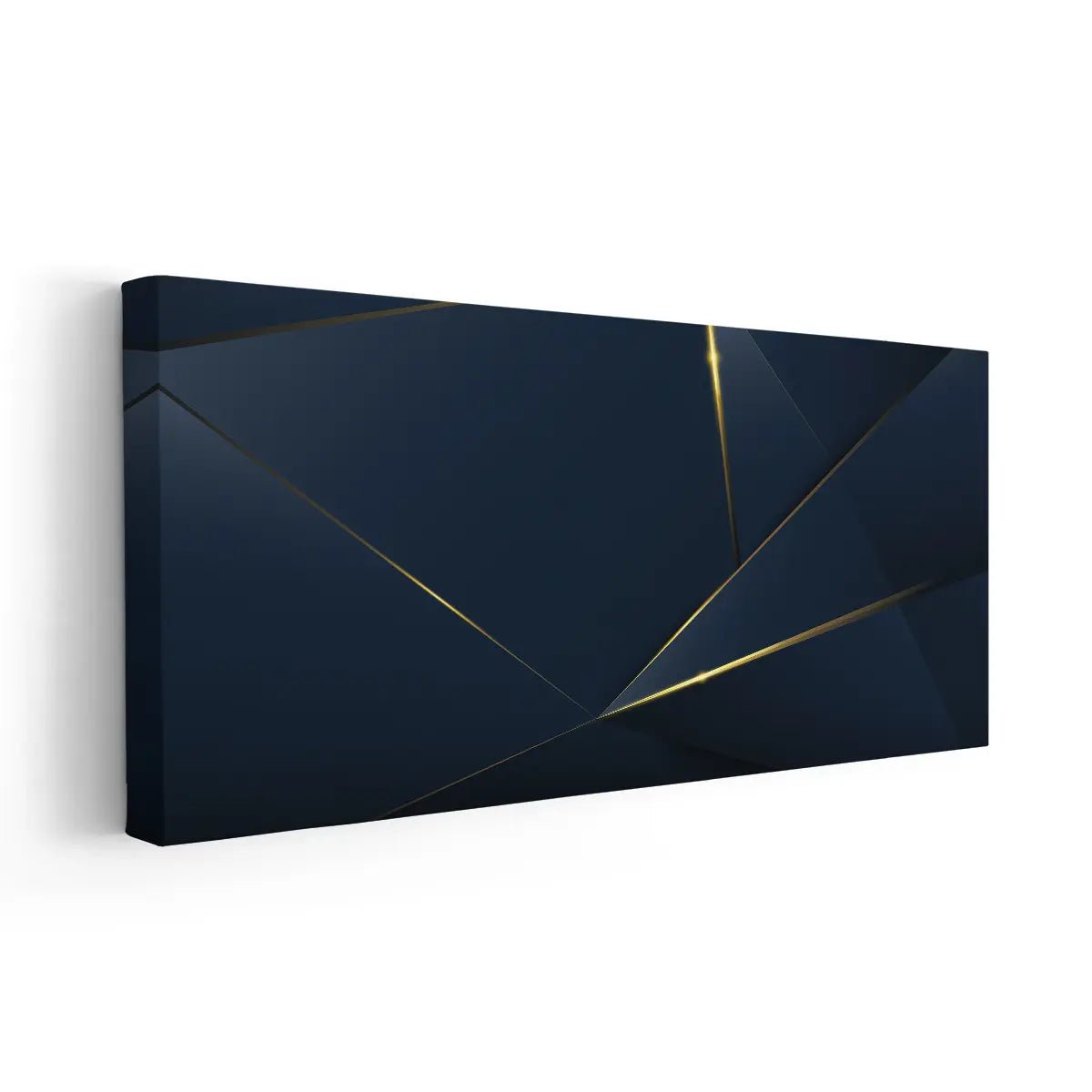 Dark Blue Luxury Geometric Wall Art-Stunning Canvas Prints