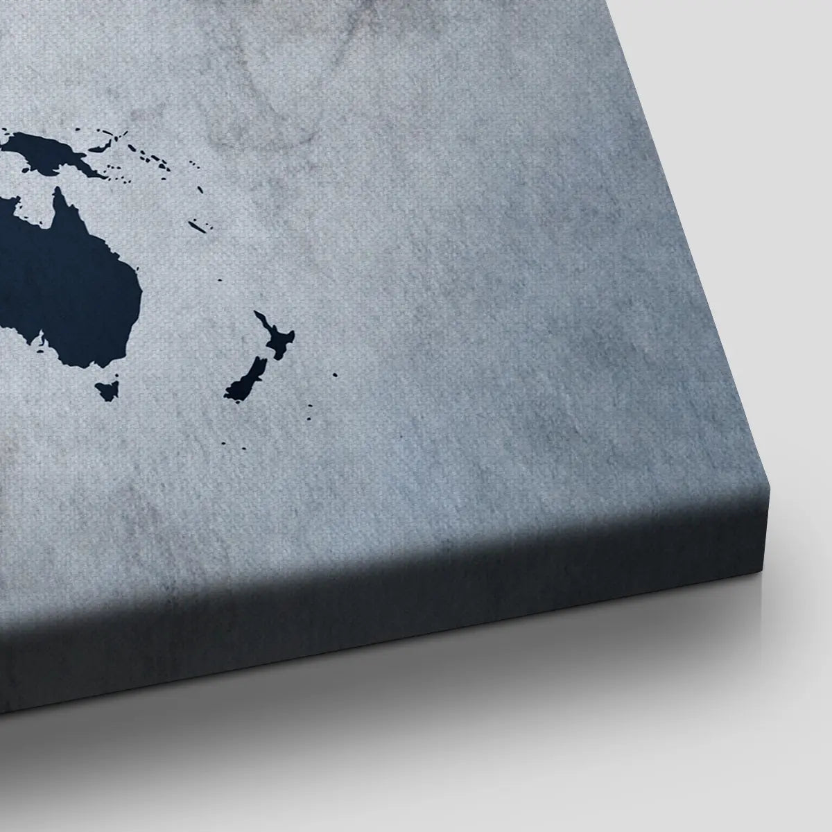 Antique Blue World Map Wall Art-Stunning Canvas Prints