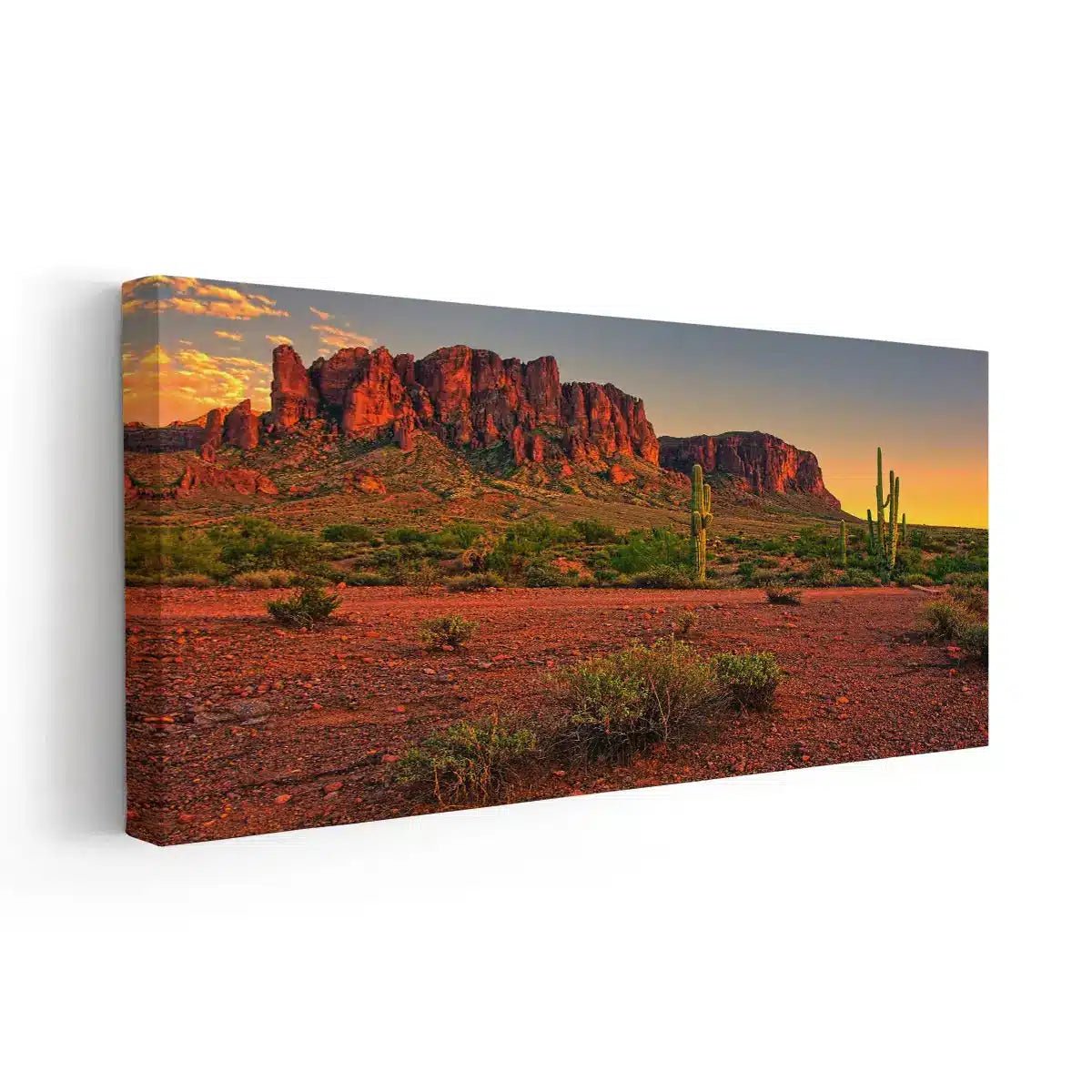 Desert Sunset In Arizona Wall Art-Stunning Canvas Prints