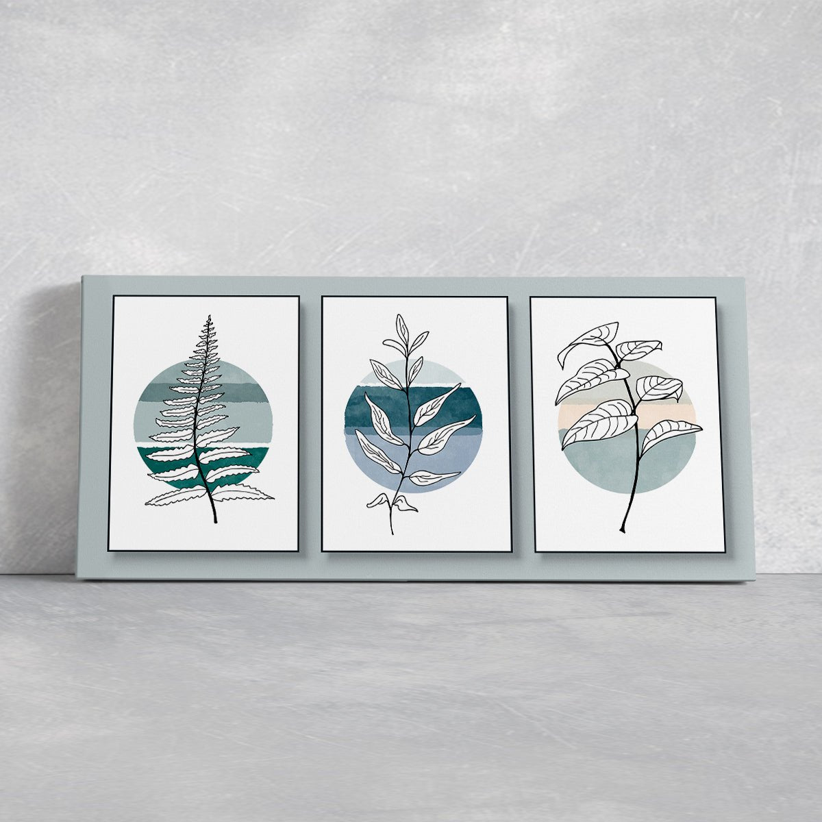 Earth Tone Boho Foliage Wall Art-Stunning Canvas Prints