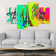 Colorful Abstract Eiffel Tower Wall Art Canvas-Stunning Canvas Prints