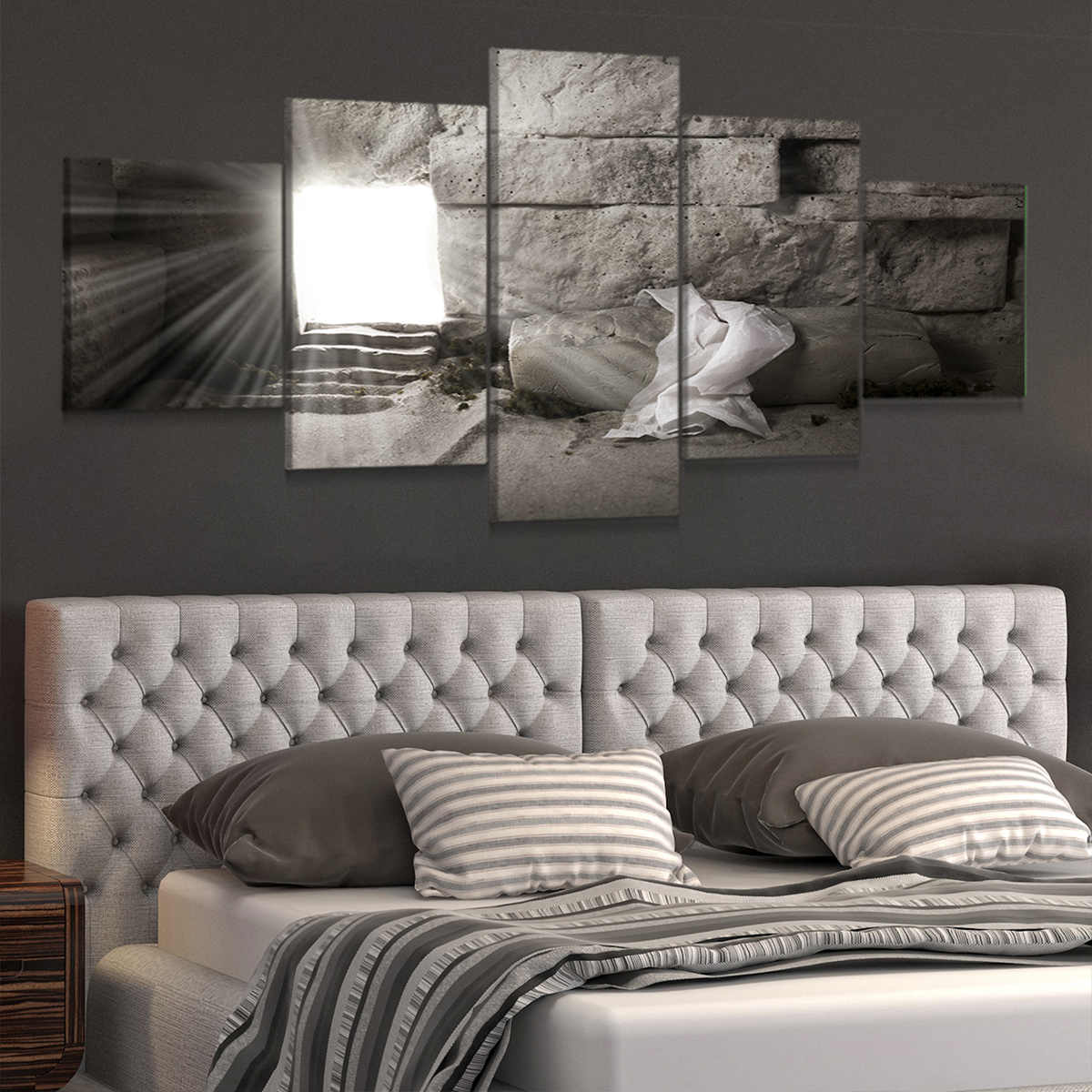 Empty Tomb Painting, Christian framed wall art, religious prints, Christian wall decor, large Christian artwork, modern religious artwork, Christian art prin
