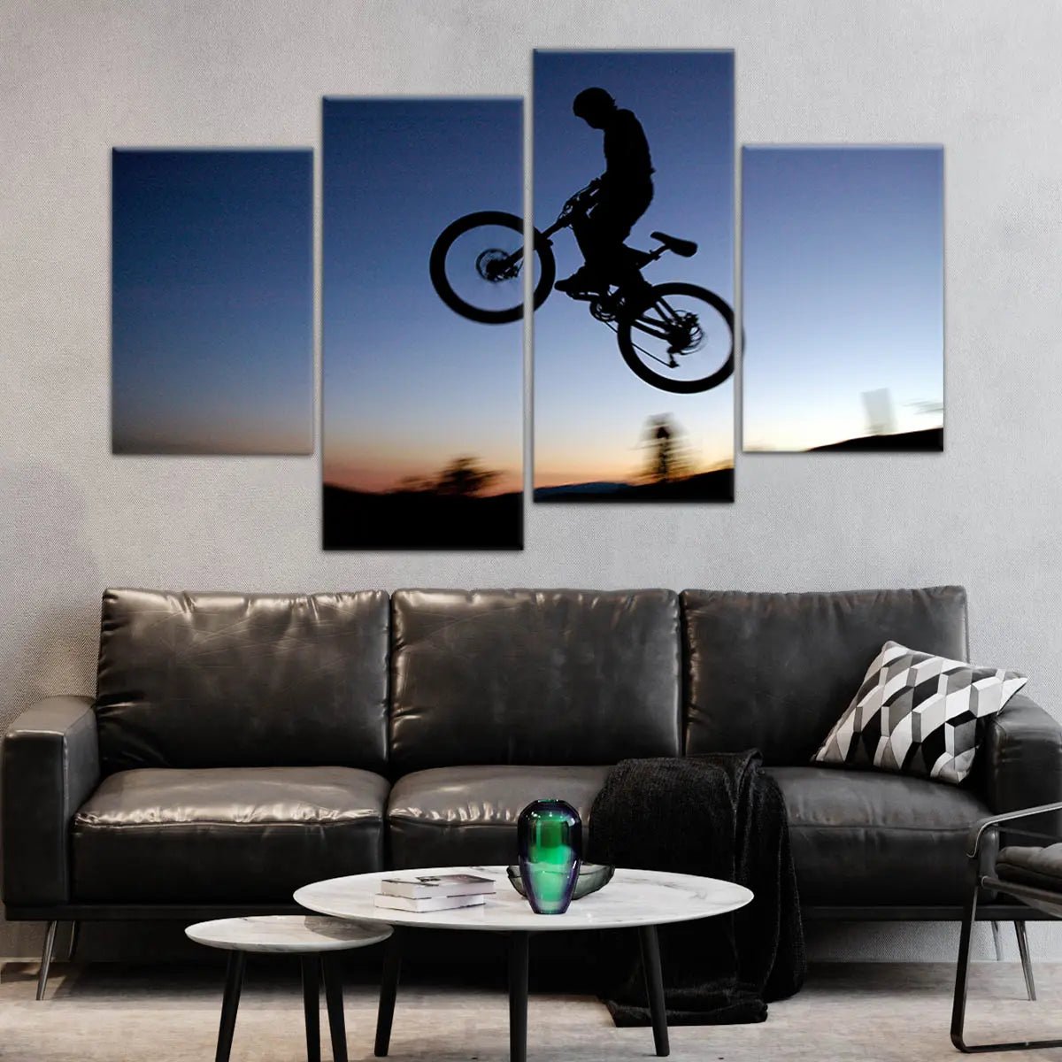 Extreme Mountain Bike Wall Art Canvas Print-Stunning Canvas Prints