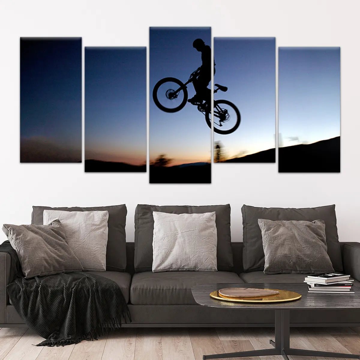 Extreme Mountain Bike Wall Art Canvas Print-Stunning Canvas Prints