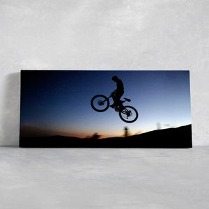 Extreme Mountain Bike Wall Art Canvas Print-Stunning Canvas Prints