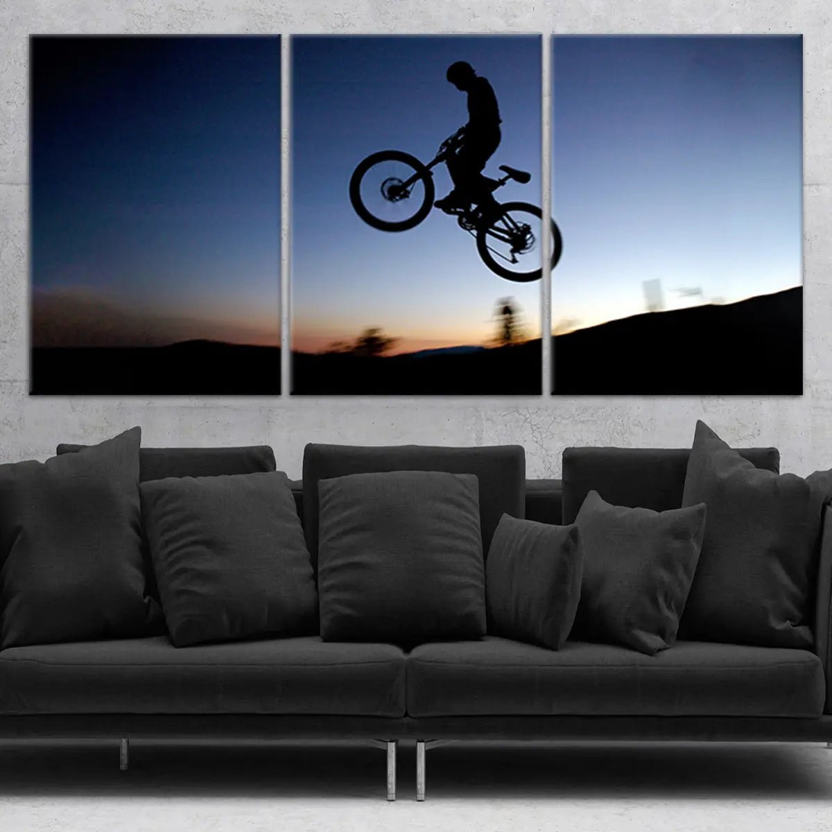 Extreme Mountain Bike Wall Art-Stunning Canvas Prints