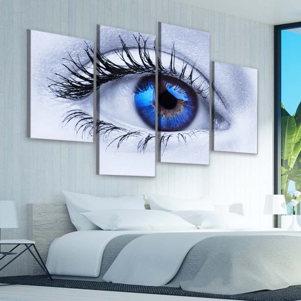 Blue Eye Wall Art Canvas Print-Stunning Canvas Prints