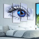 Blue Eye Wall Art Canvas Print-Stunning Canvas Prints