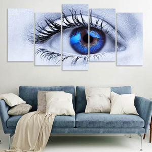 Blue Eye Wall Art Canvas Print-Stunning Canvas Prints