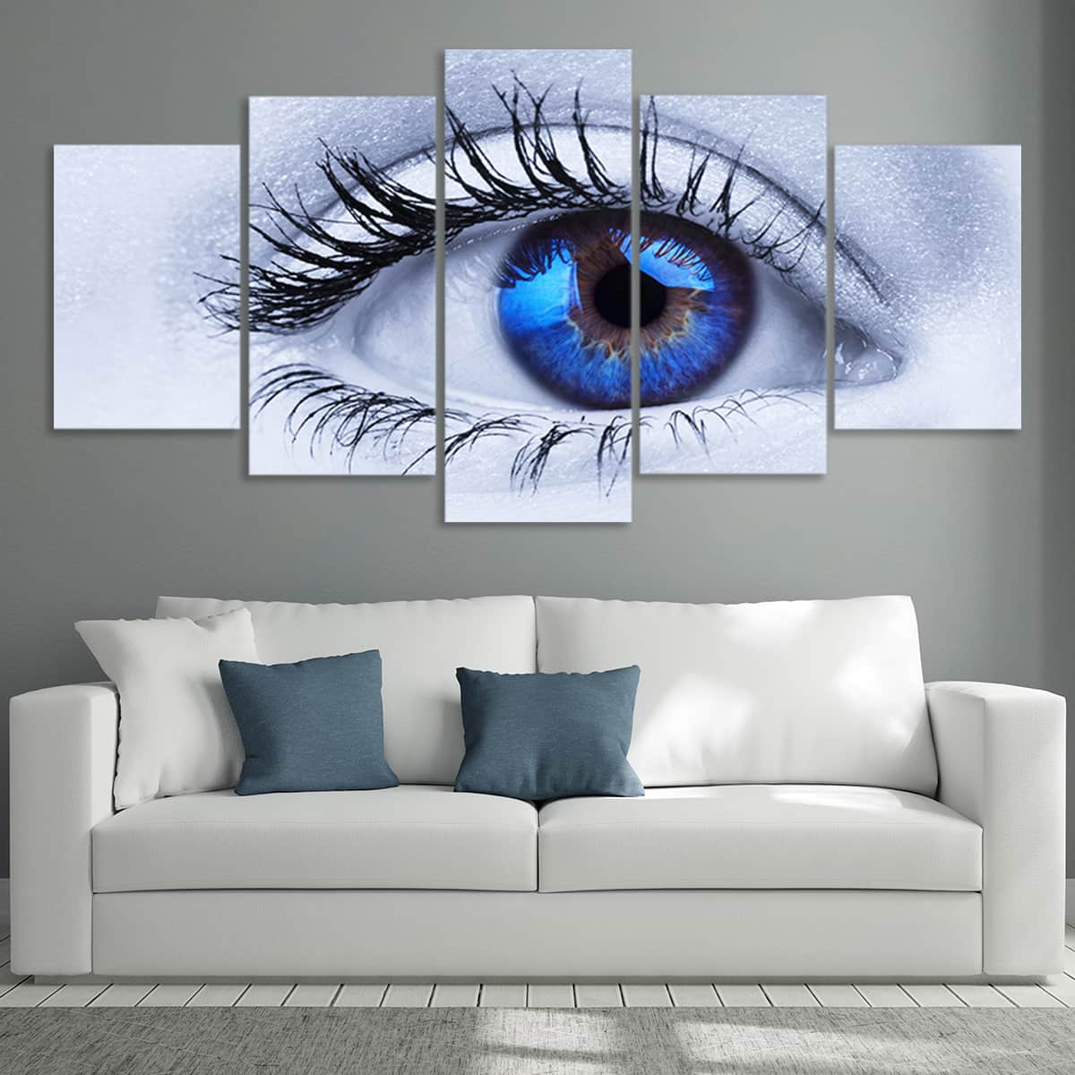 Blue Eye Wall Art Canvas Print-Stunning Canvas Prints