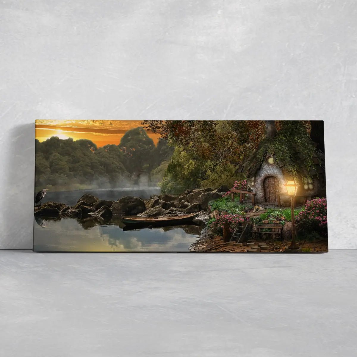 Fairy Tale Cottage Wall Art Canvas-Stunning Canvas Prints