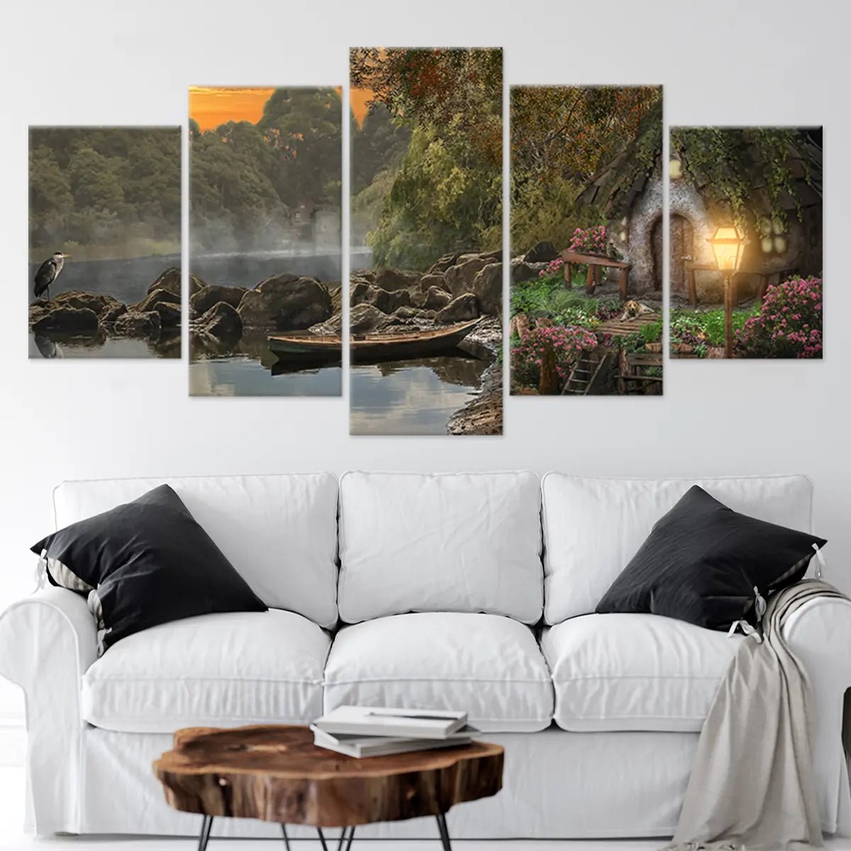 Fairy Tale Cottage Wall Art Canvas-Stunning Canvas Prints