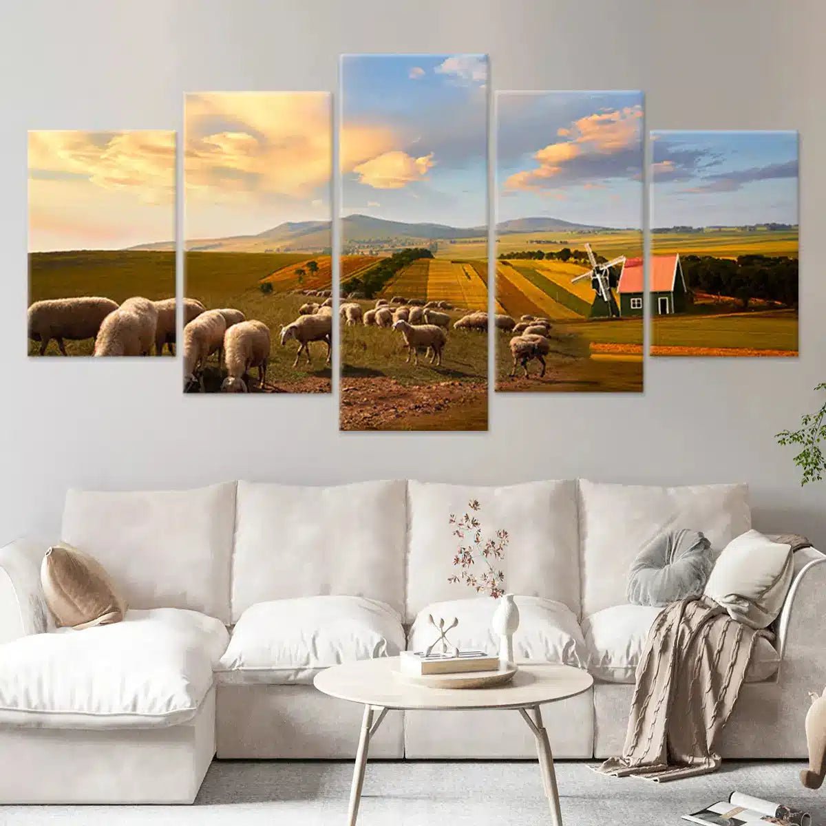 Farmhouse Landscape Wall Art Canvas-Stunning Canvas Prints