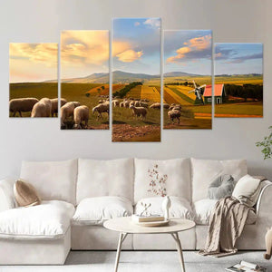 Farmhouse Landscape Wall Art Canvas-Stunning Canvas Prints