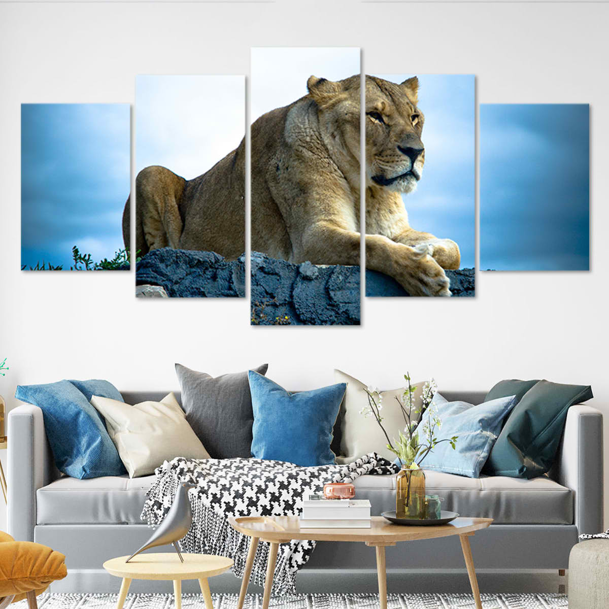 Lioness Wall Art Canvas-Stunning Canvas Prints