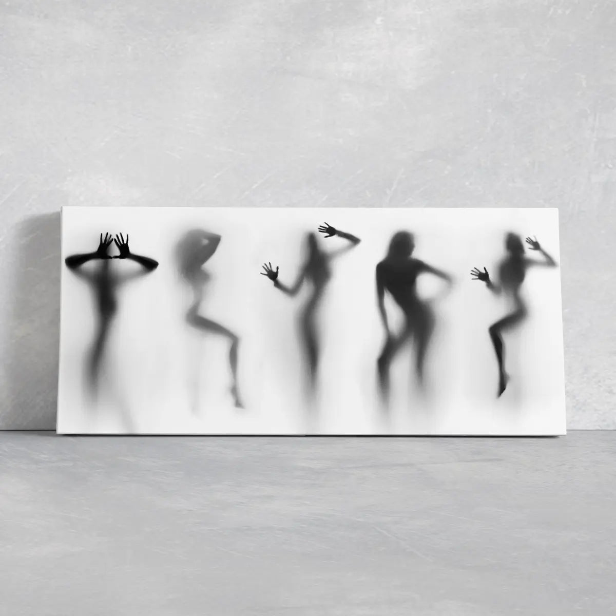 Females Silhouette Wall Art Canvas Print-Stunning Canvas Prints