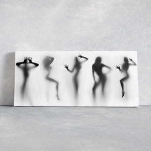 Females Silhouette Wall Art Canvas Print-Stunning Canvas Prints
