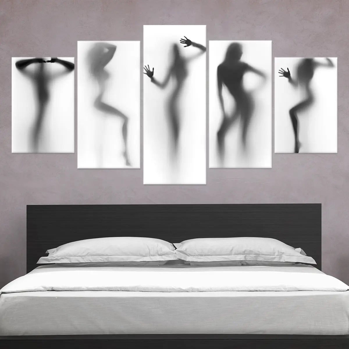 Females Silhouette Wall Art Canvas Print-Stunning Canvas Prints