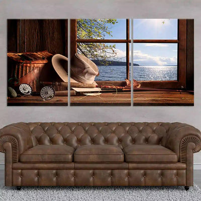 Fishing Equipment Wall art-Stunning Canvas Prints