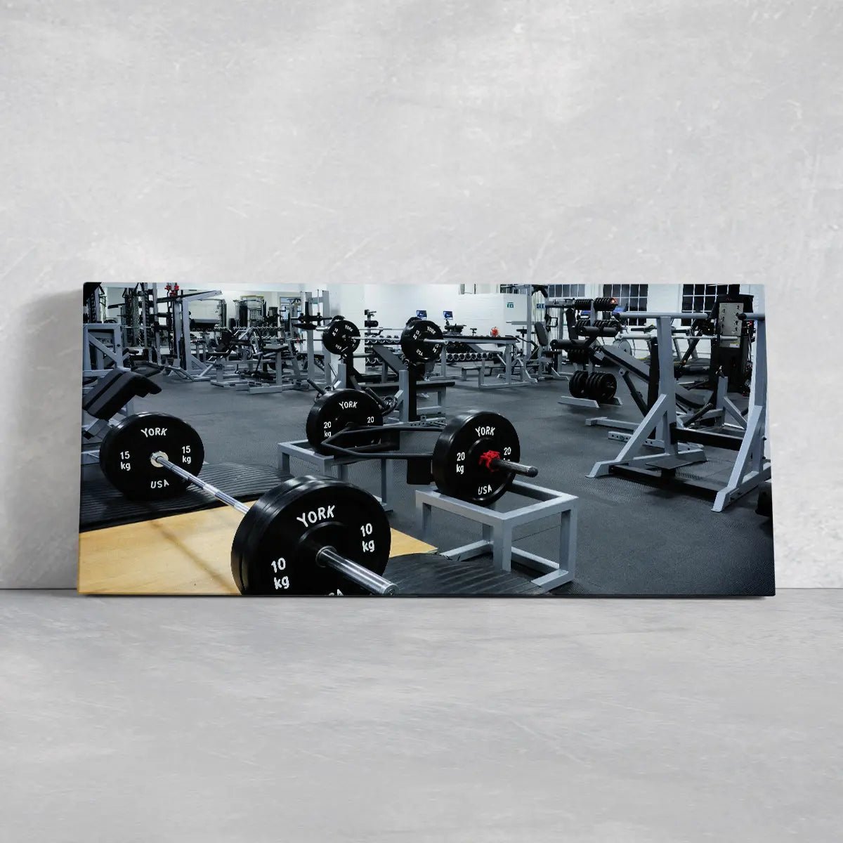 Weightlifting Gym Wall Art Canvas Print-Stunning Canvas Prints