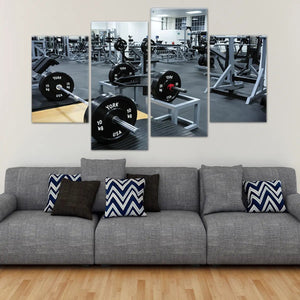 Weightlifting Gym Wall Art Canvas Print-Stunning Canvas Prints