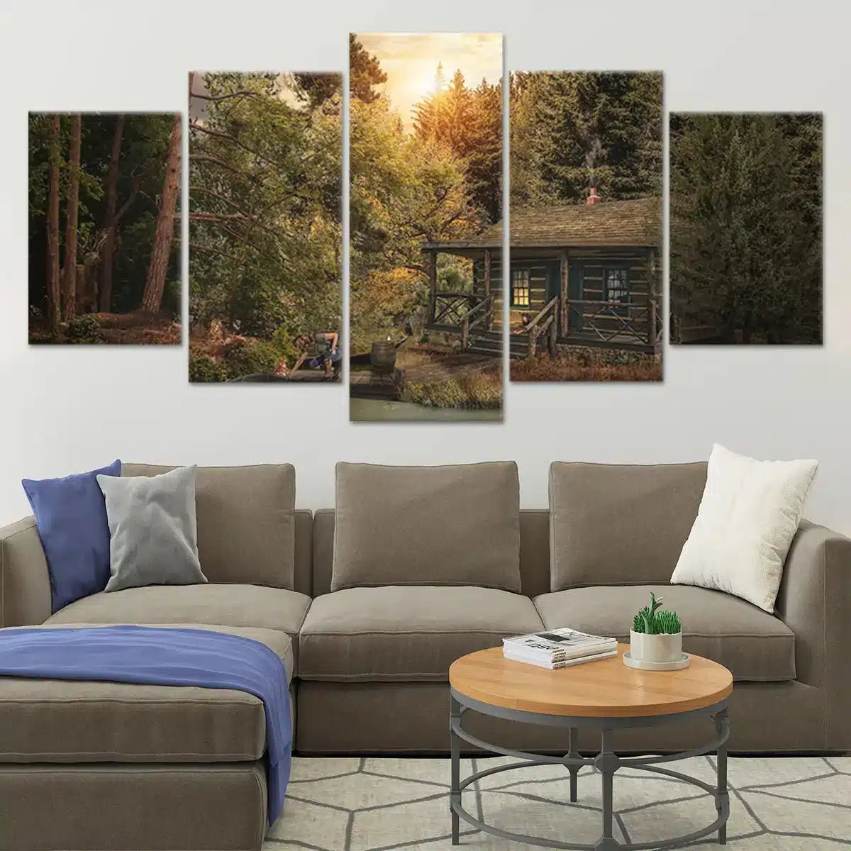 Forest Cabin Wall Art Canvas-Stunning Canvas Prints